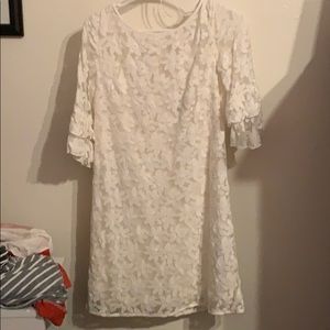 White flower dress
